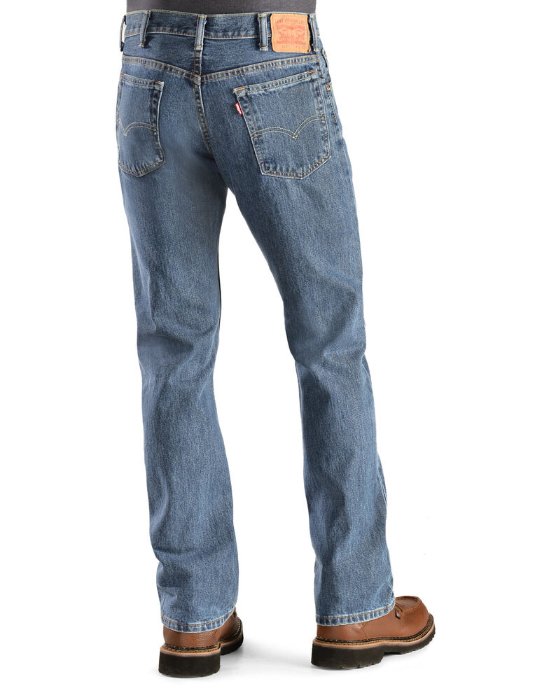 Levi's Men's 517 Prewashed Low Slim Bootcut Jeans , Stonewash, hi-res