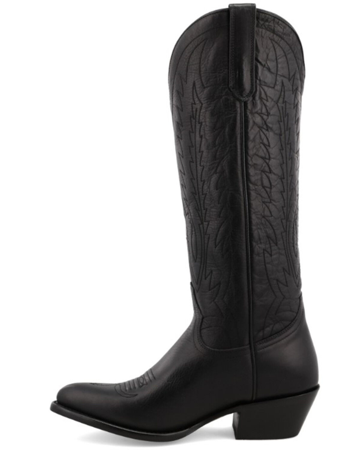 Image #3 - Black Star Women's Eden Stitched Onyx Western Boot - Round Toe, Black, hi-res