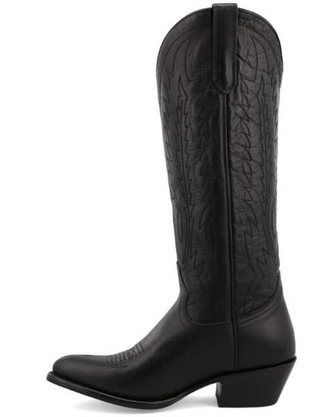 Image #3 - Black Star Women's Eden Stitched Onyx Western Boot - Pointed Toe, Black, hi-res