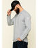 Image #3 - Ariat Men's Silver Fox FR Baselayer Long Sleeve Work T-Shirt - Tall, Silver, hi-res