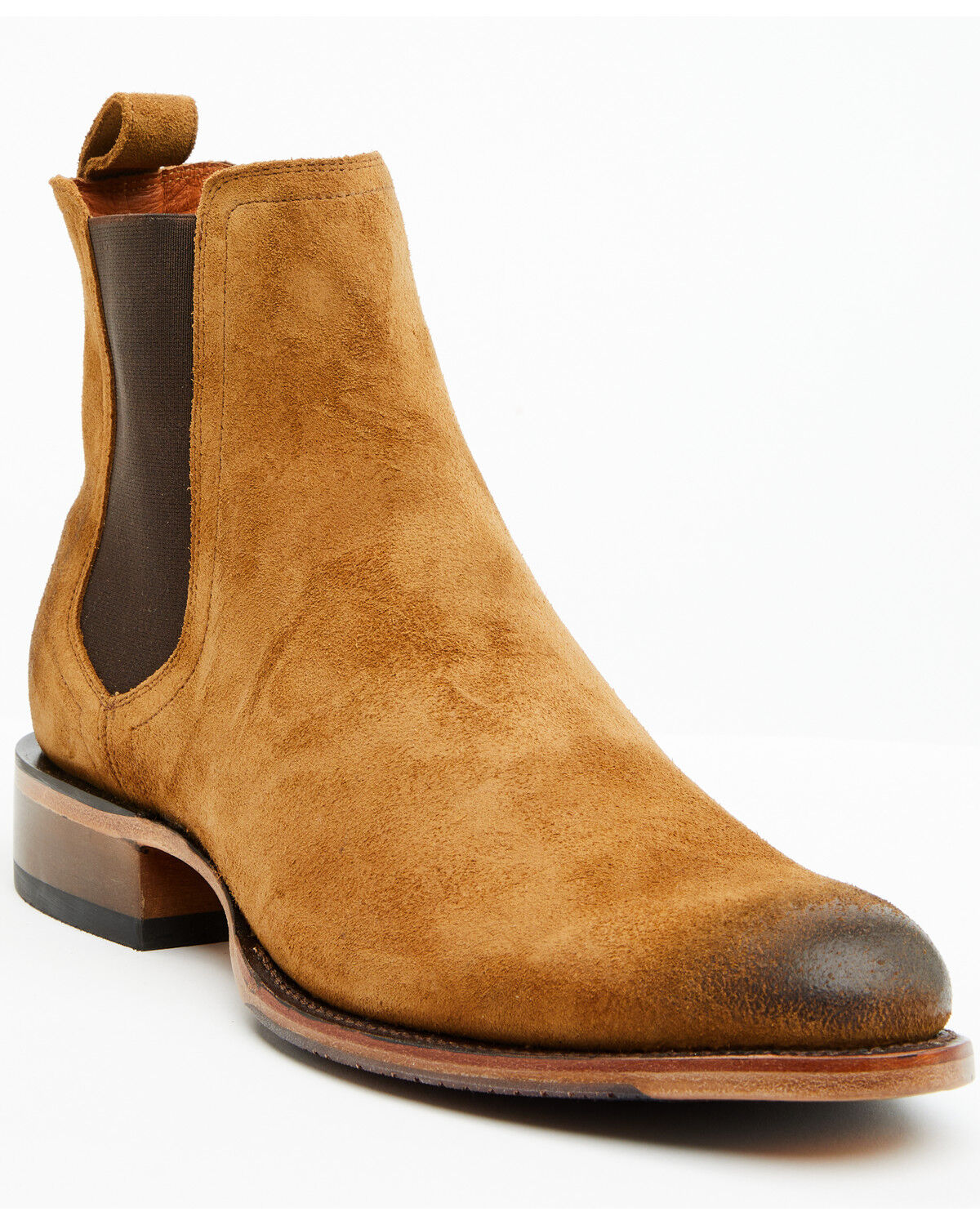 Image #1 - Cody James Black 1978® Men's Franklin Chelsea Ankle Boots - Round Toe, Tan, hi-res