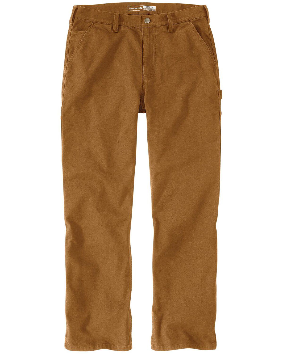 Image #1 - Carhartt Women's Carpenter Canvas Pants, Brown, hi-res