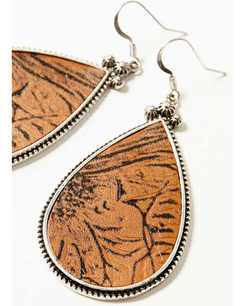 Image #2 - Shyanne Women's Heritage Valley Teardrop Earrings , Silver, hi-res