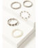 Image #1 - Shyanne Women's Luna Bella Concho Bracelet Set - 5 Piece, Silver, hi-res