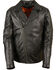Image #1 - Milwaukee Leather Men's Triple Stitch Extra Long Biker Jacket - 4X, Black, hi-res