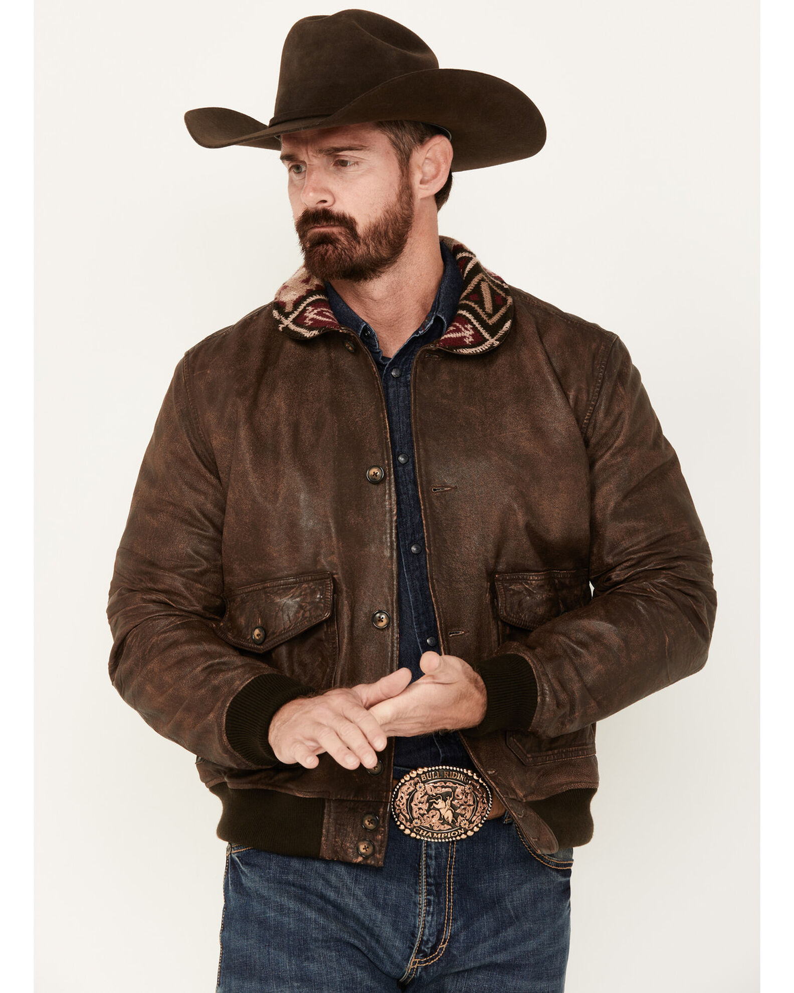 Button down bomber jacket best sale