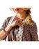 Image #2 - Ariat Women's Mesquite Kimono Duster, Burgundy, hi-res
