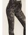 Image #2 - 7 For All Mankind Women's Floral Print High Rise Slim Stretch Bootcut Jeans, Black, hi-res