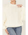 Wrangler Women's Relaxed Cable Knit Sweater, Cream, hi-res
