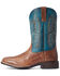 Image #2 - Ariat Men's Valor Western Performance Boots - Broad Square Toe, Brown, hi-res