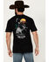 Image #1 - Riot Society Men's Ride And Reap Short Sleeve Graphic T-Shirt, Black, hi-res