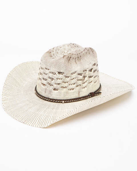 Image #1 - Cody James Twist Cord 15X Bangora Straw Cowboy Hat, Natural, hi-res