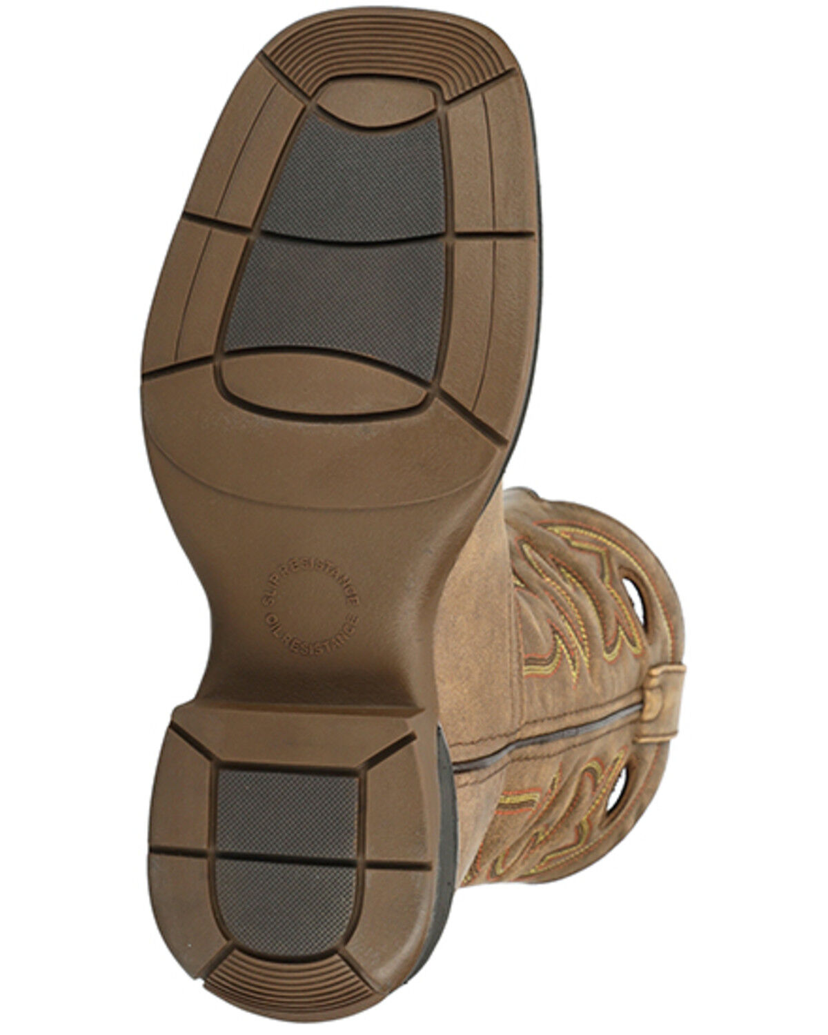 Image #7 - Smoky Mountain Women's Prairie Performance Western Boots - Broad Square Toe, Brown, hi-res