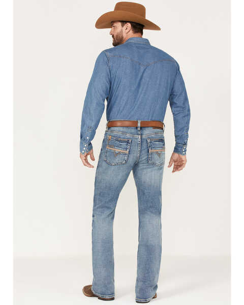 Image #3 - Cody James Men's Manning Light Wash Slim Boot Stretch Denim Jeans, Light Wash, hi-res