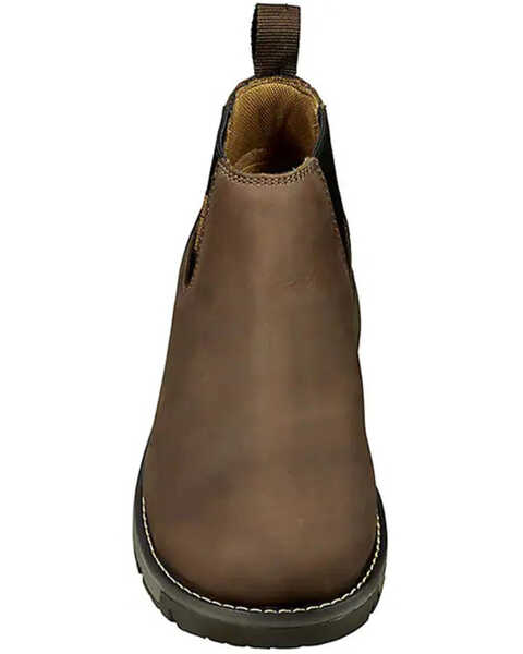 Image #4 - Carhartt Men's Millbrook 4" Romeo Water Resistant Work Boots - Soft Toe, Brown, hi-res