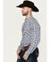 Image #2 - Ariat Men's Ezra Plaid Print Long Sleeve Pearl Snap Performance Western Shirt , Dark Grey, hi-res