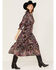 Image #3 - Revel Women's Floral & Paisley Print Puff Sleeve Midi Dress, , hi-res