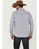 Image #4 - Moonshine Spirit Men's Jail Break Plaid Long Sleeve Snap Western Shirt, Navy, hi-res