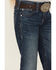 Image #2 - Ariat Girls' Elsie Dark Wash Trouser Denim Jeans, Blue, hi-res