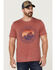 Flag & Anthem Men's Bear Mountain Summit Burnout Graphic T-Shirt , Red, hi-res