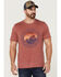 Flag & Anthem Men's Bear Mountain Summit Burnout Graphic T-Shirt , Red, hi-res