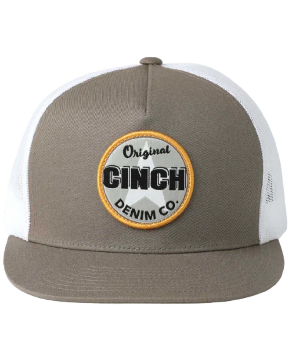 Image #2 - Cinch Men's Logo Patch Ball Cap, Stone, hi-res