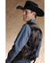 Image #2 - Roper Men's Suede Buckle Tie Vest, Brown, hi-res