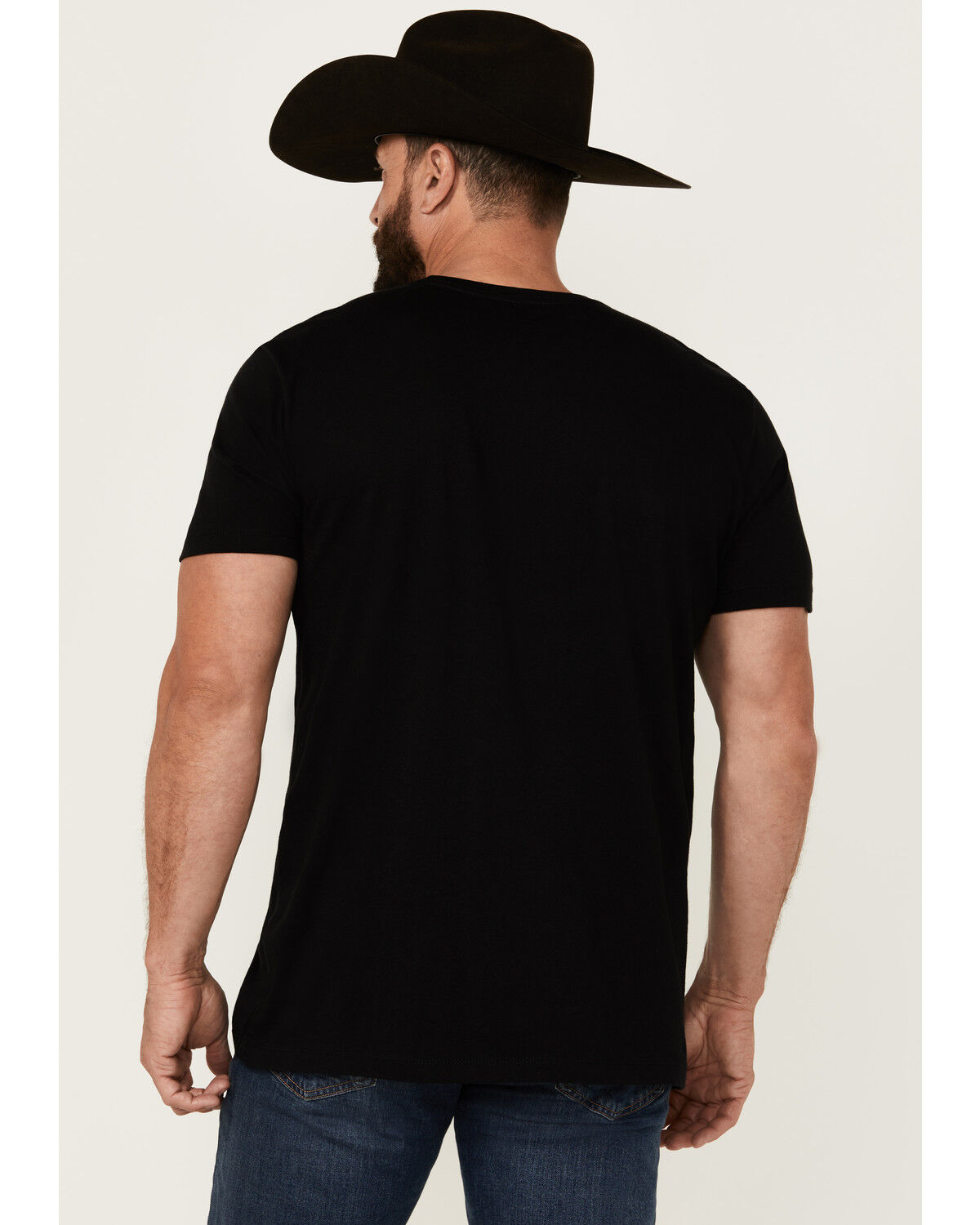 Image #4 - Cody James Men's Navajo Steerhead Logo Short Sleeve Graphic T-Shirt, Black, hi-res