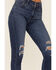 Levi's Women's 721 Carbon Waters Dark Wash High Rise Skinny Jeans , Blue, hi-res
