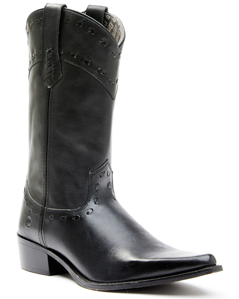 Dan Post Men's Bucklace Stagecoach Western Boot - Snip Toe, Black, hi-res