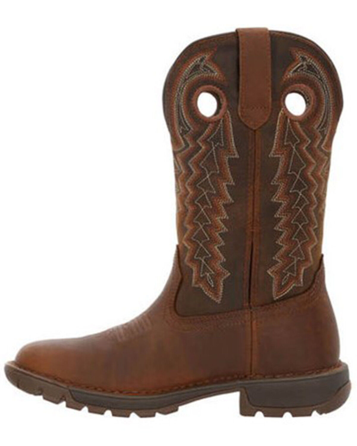 Image #3 - Rocky Women's Legacy 32 Waterproof Pull On Western Boot - Broad Square Toe, Brown, hi-res