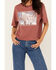 Image #3 - Cleo + Wolf Women's Brooklyn Motel Short Sleeve Graphic Tee, Oatmeal, hi-res