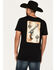 Image #2 - Cody James Men's Guns & Spades Graphic T-Shirt , Black, hi-res