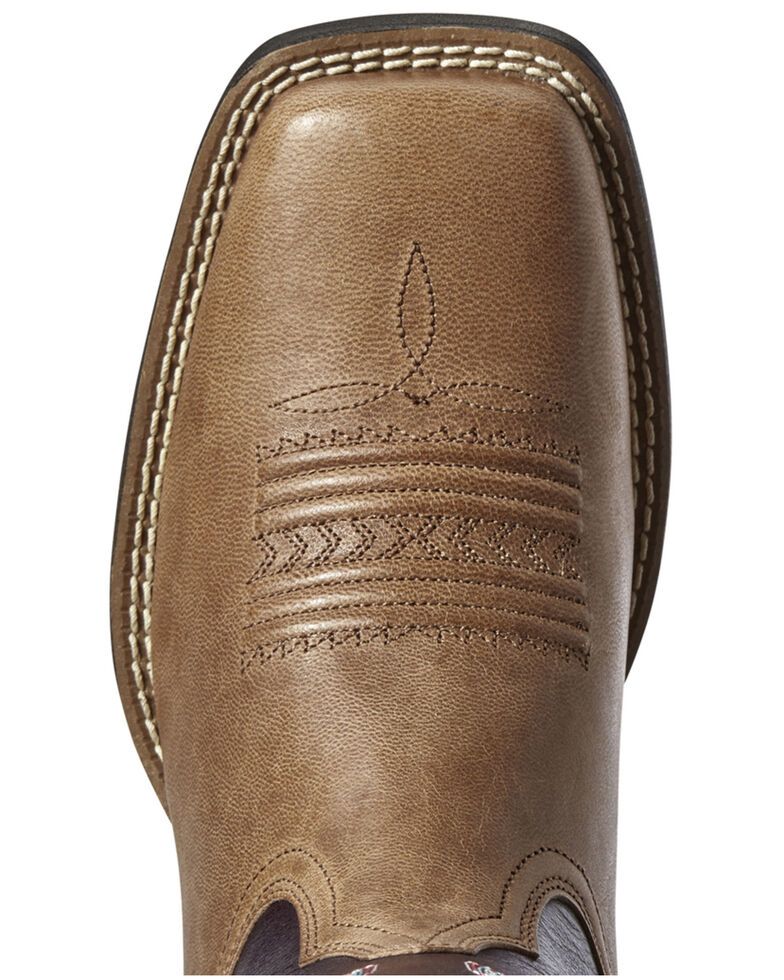 Ariat Women S Jackpot Sandstone Western Boots Wide Square Toe
