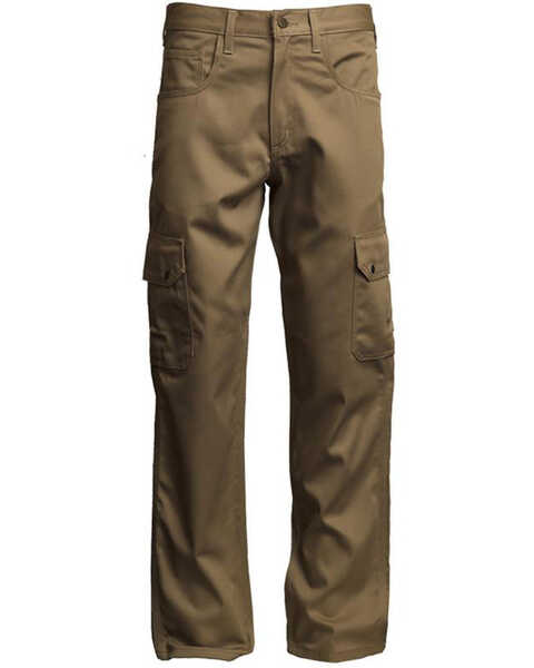 Lapco Men's FR Reinforced Straight Cargo Work Pants , Beige/khaki, hi-res