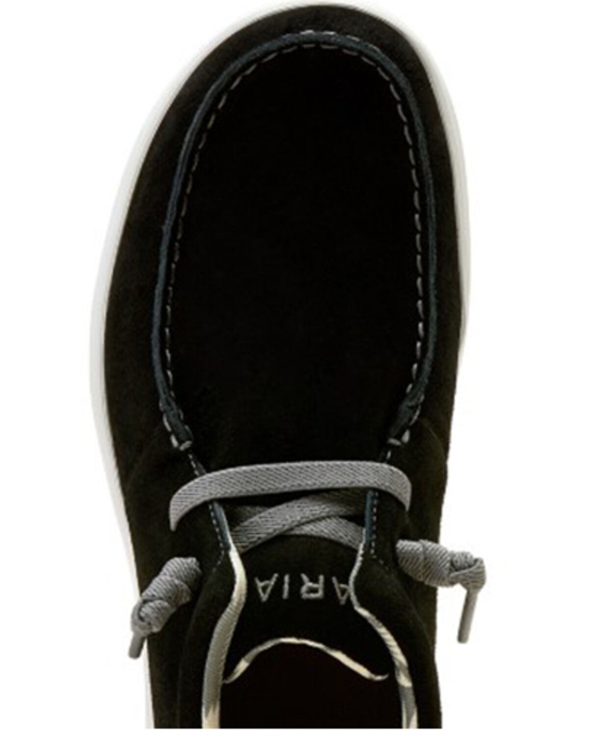 Image #4 - Ariat Men's Hilo Stretch Lace Casual Shoes - Moc Toe, Black, hi-res