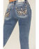 Image #2 - Miss Me Women's Medium Wash Wing Embroidered 32" Bootcut Stretch Jeans, Medium Wash, hi-res