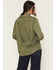 Image #4 - Kimes Ranch Women's Mae Floral Embroidered Long Sleeve Snap Relaxed Fit Western Shirt, Olive, hi-res