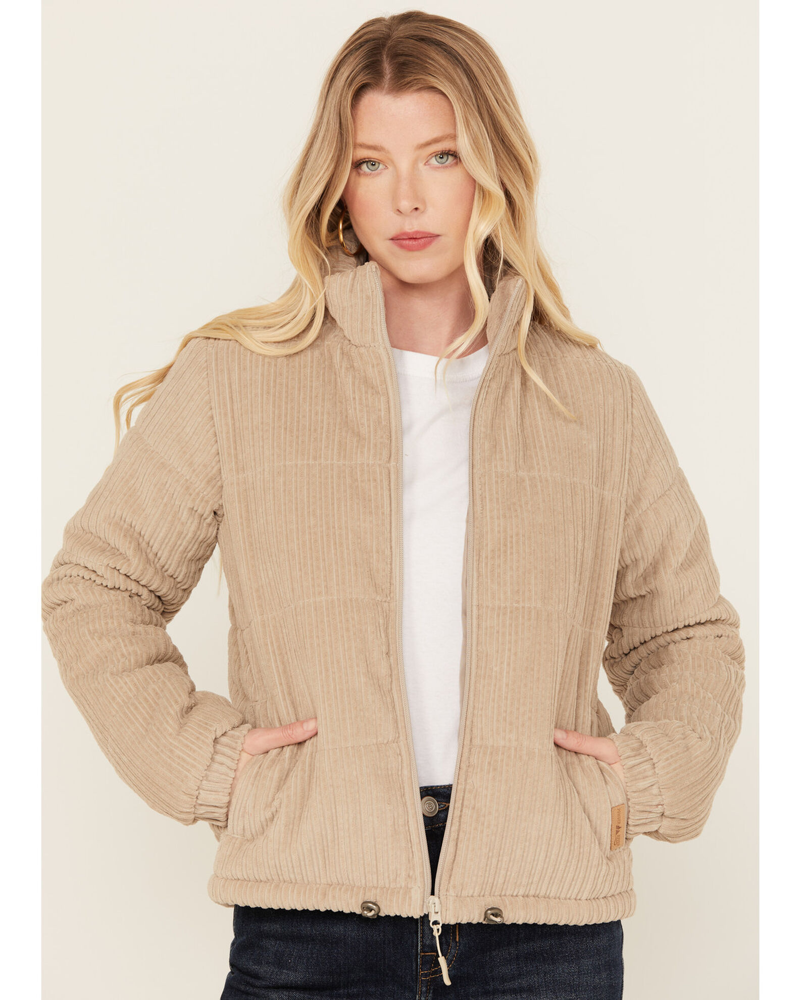 Powder River Outfitters Women s Corduroy Puffer Jacket Sheplers