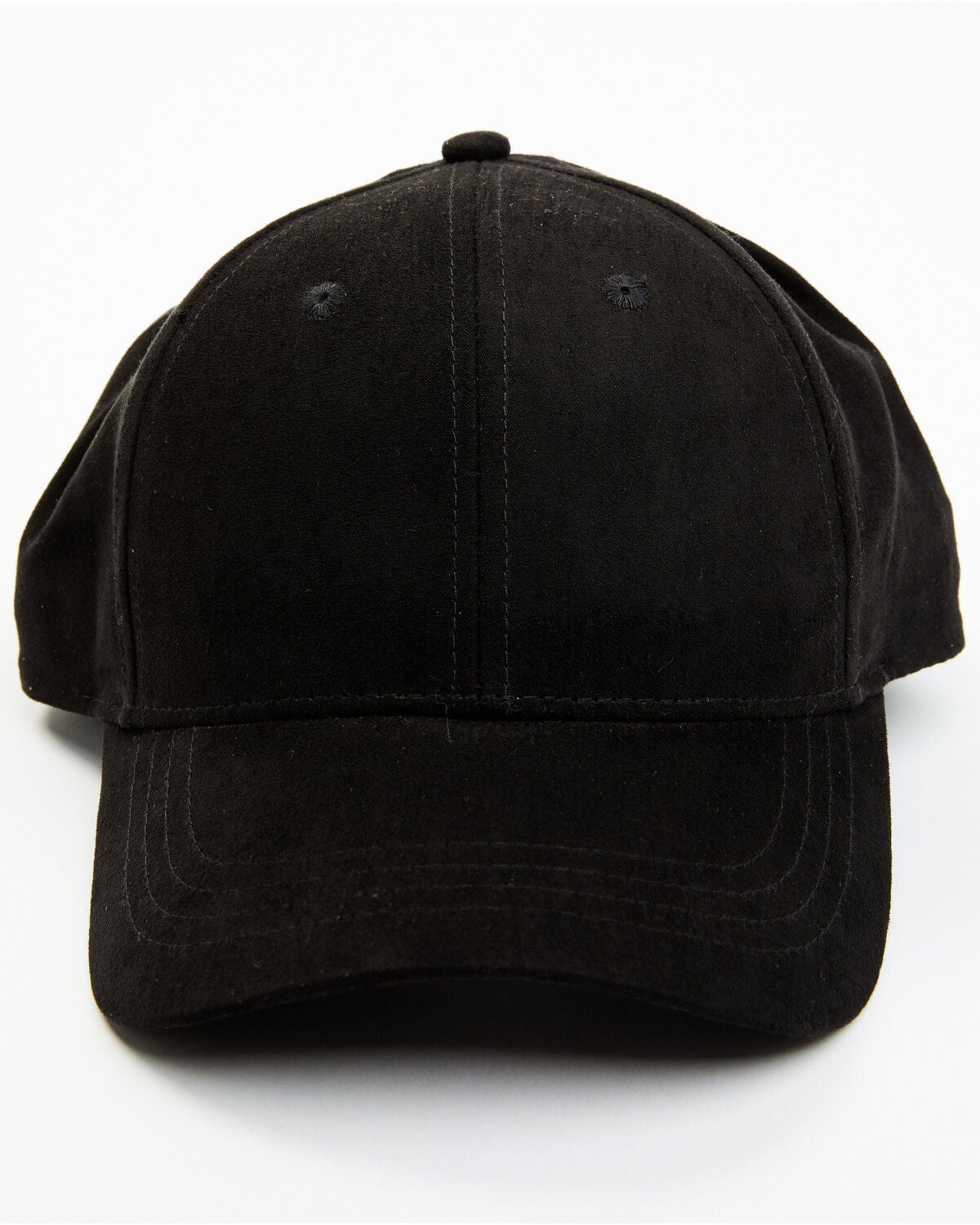 Idyllwind Women's Lexington Suede Baseball Hat, Black, hi-res