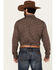 Image #4 - Cody James Men's Garrison Floral Print Long Sleeve Snap Western Shirt, Brown, hi-res