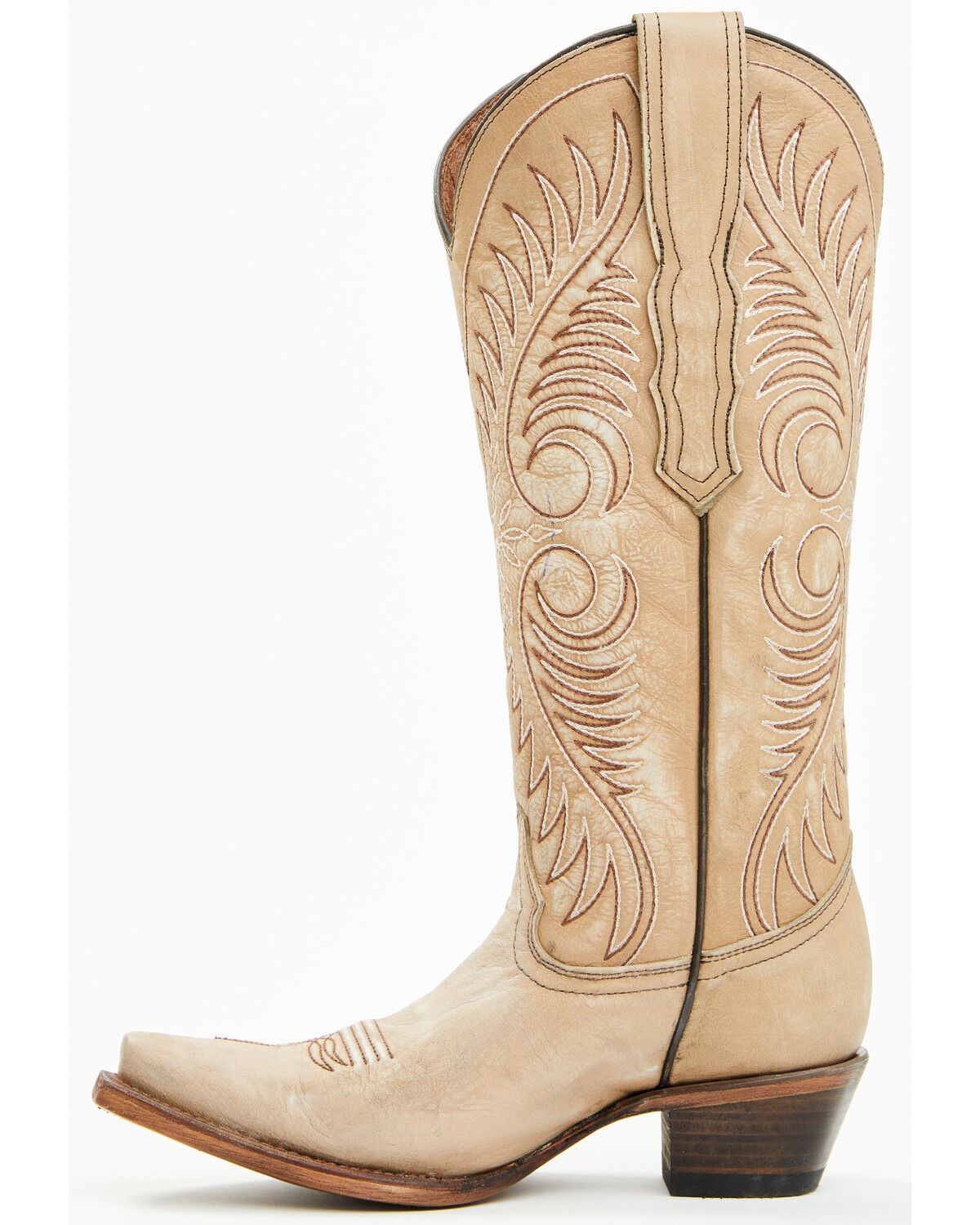 Image #3 - Circle G Women's Tall Western Boots - Snip Toe, Sand, hi-res