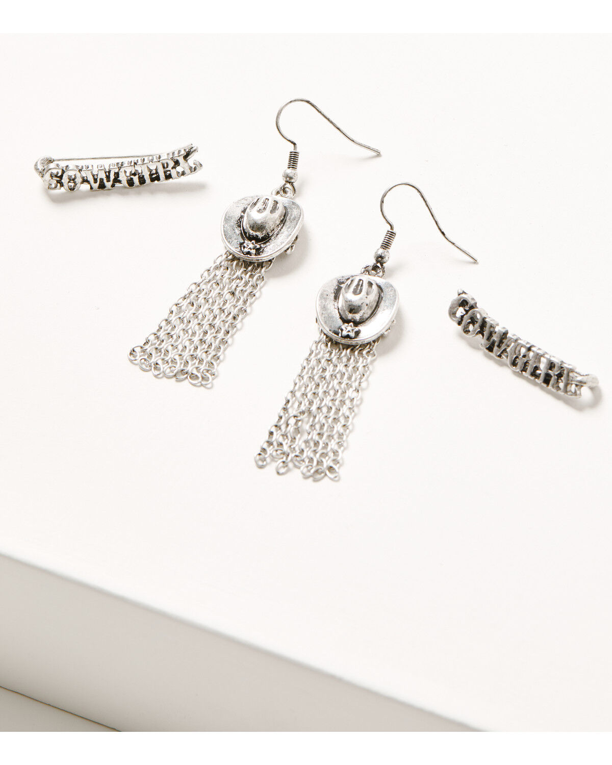 Image #2 - Idyllwind Women's Belinda Earring Set - 6 Piece, Silver, hi-res