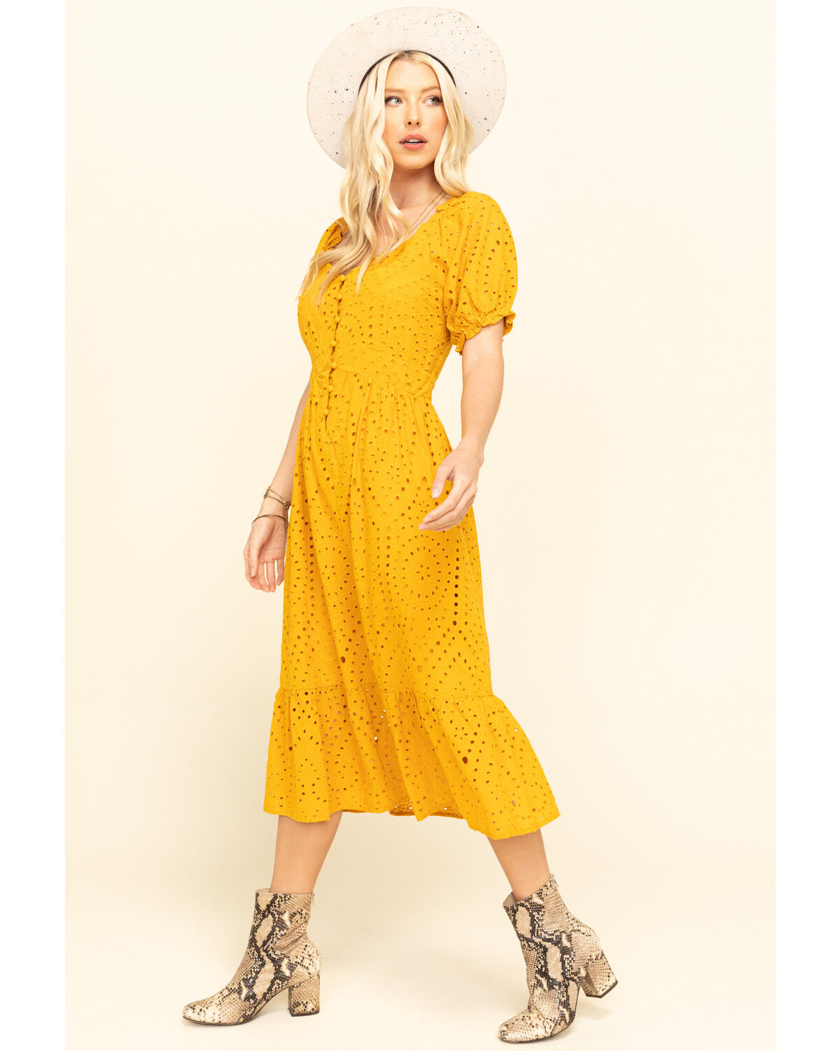 womens mustard dress