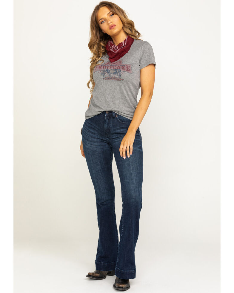 Idyllwind Women's Country Nights High Rise Fit And Flare Jeans, Blue, hi-res