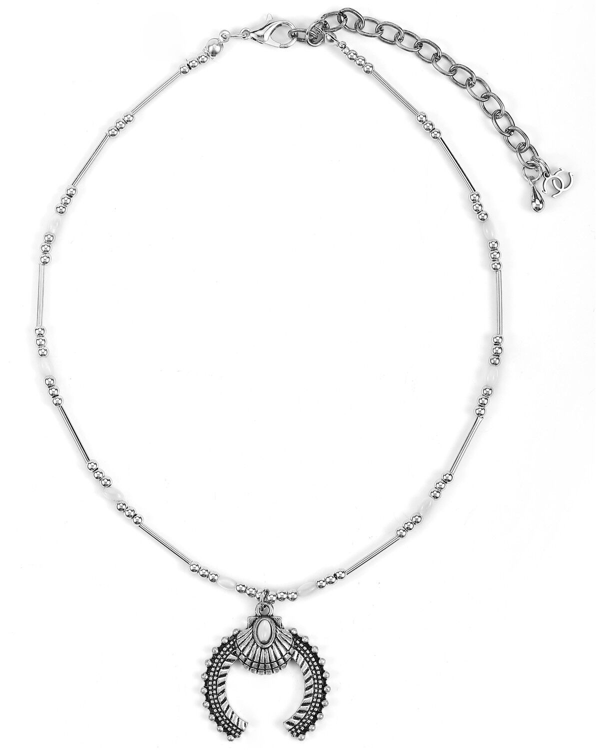 Image #2 - Cowgirl Confetti Women's Cliffs Edge Necklace, Silver, hi-res