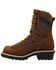 Image #3 - Georgia Boot Men's 9" LTX Logger Waterproof Work Boots - Composite Toe, Brown, hi-res