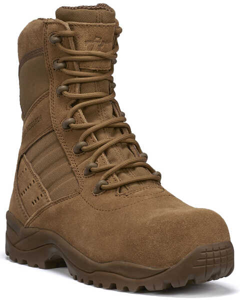 Image #1 - Belleville Men's TR Guardian Hot Weather Military Boots - Composite Toe, Coyote, hi-res