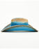 Image #3 - Shyanne Women's Scottsdale Straw Cowboy Hat, Blue, hi-res