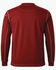 Image #2 - Forge Workwear Men's FR Lightweight Long Sleeve 1/4 Button-Down Henley Work Shirt, Burgundy, hi-res